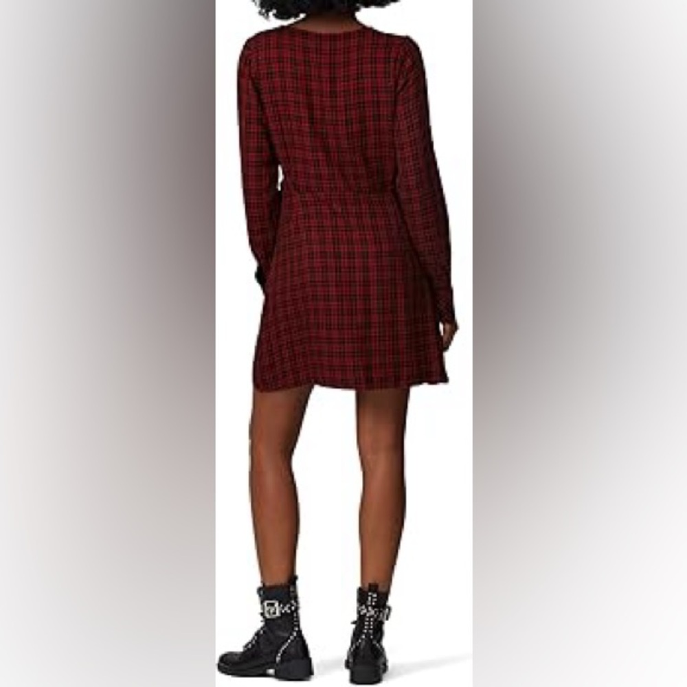 Sanctuary Checkered Long Sleeve Dress - Picture 2 of 12
